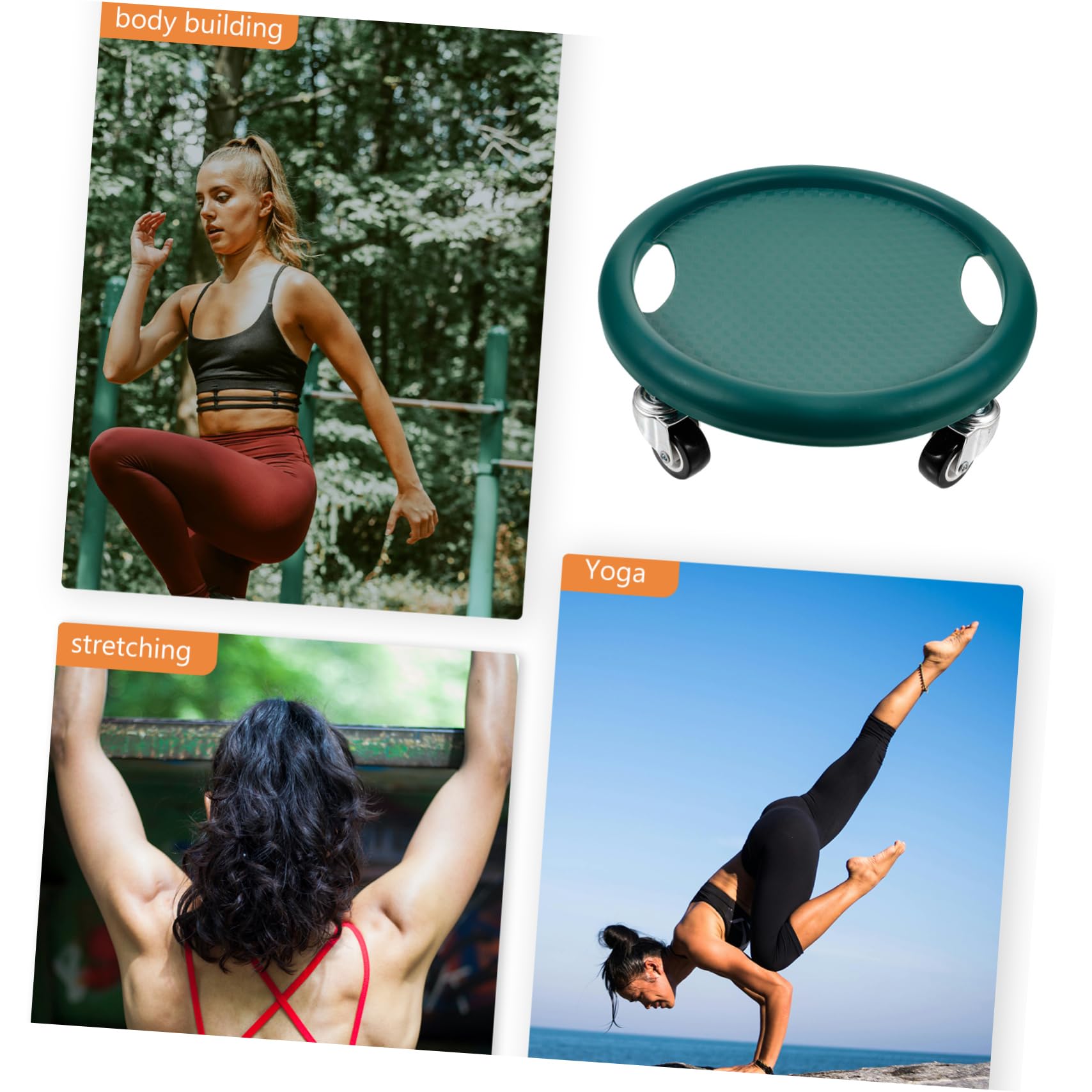 Anneome Discos Deslizantes de Entrenamiento 1 Juego PP para Fitness