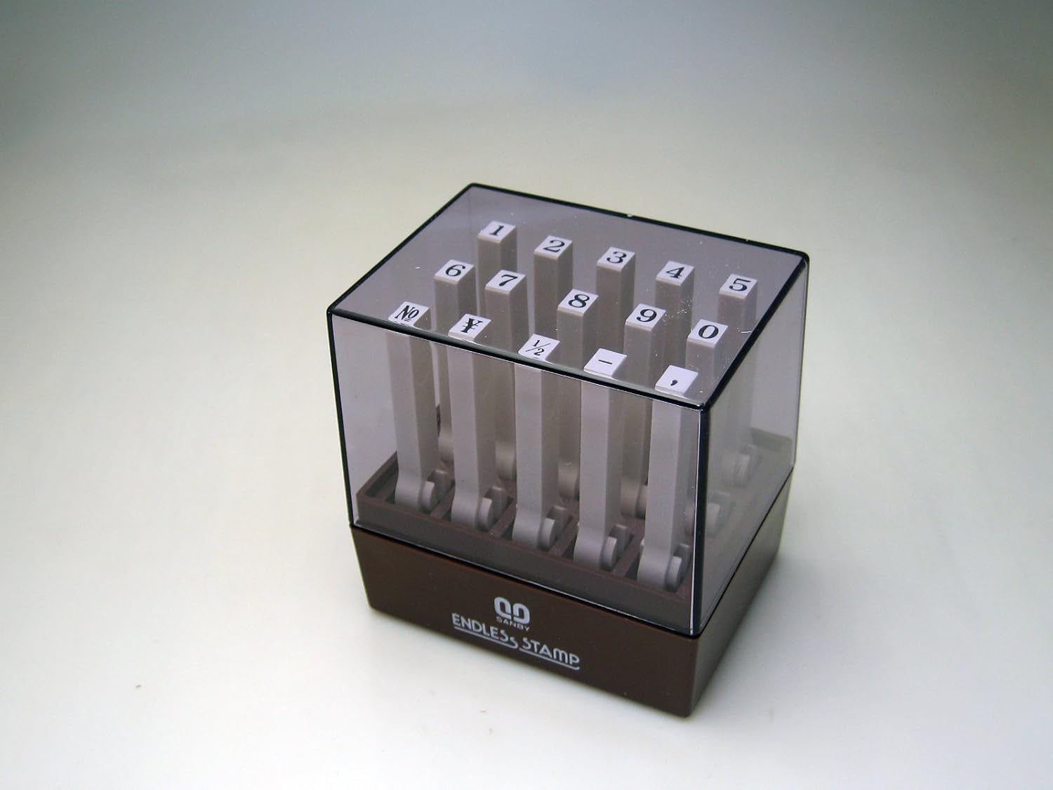 Sanby Endless Stamp Joint Type Number Set Mincho No. 4 EN-S4 15