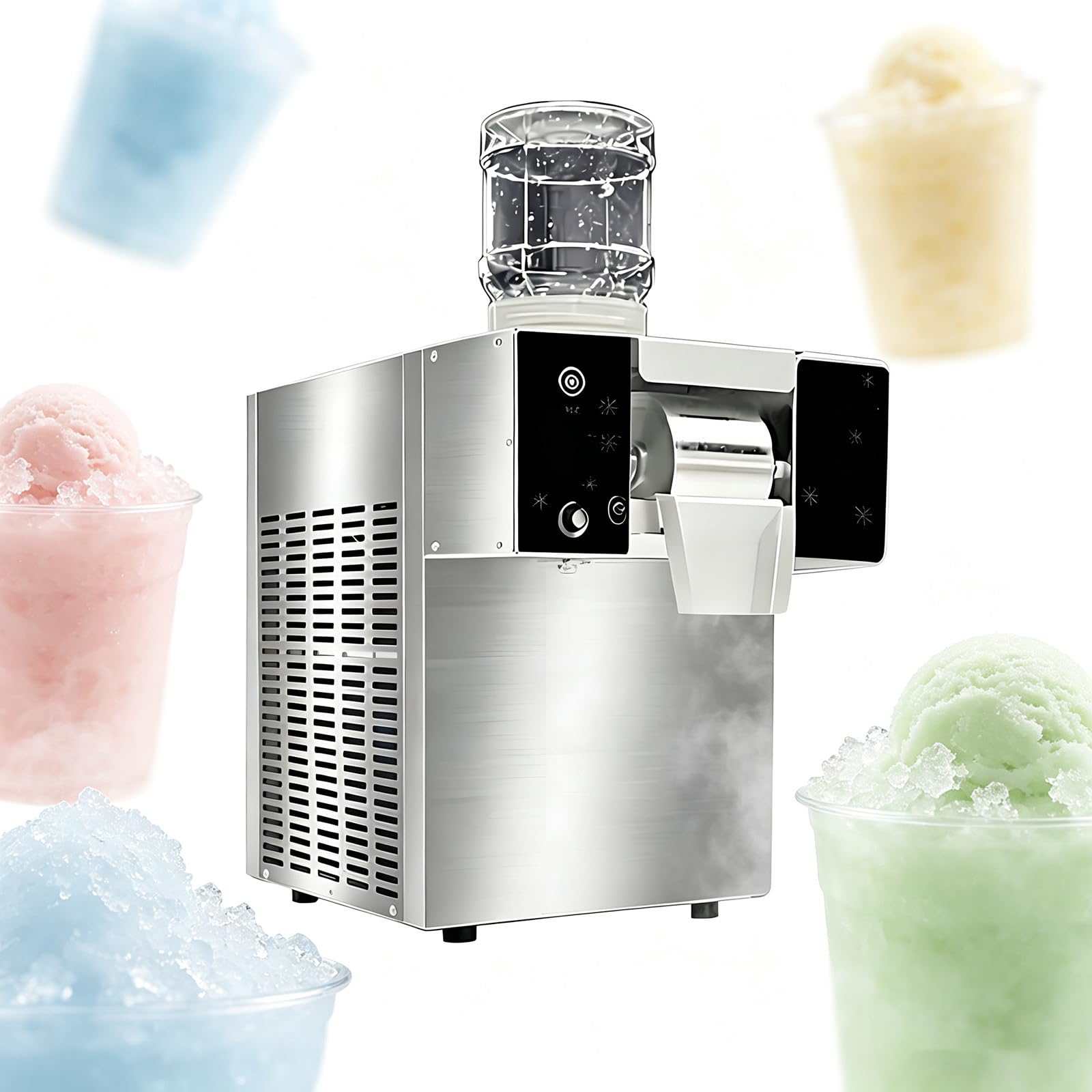 Beachtiful Commercial Snowflake Ice Machine, Air Cooling Snow Cone Maker A