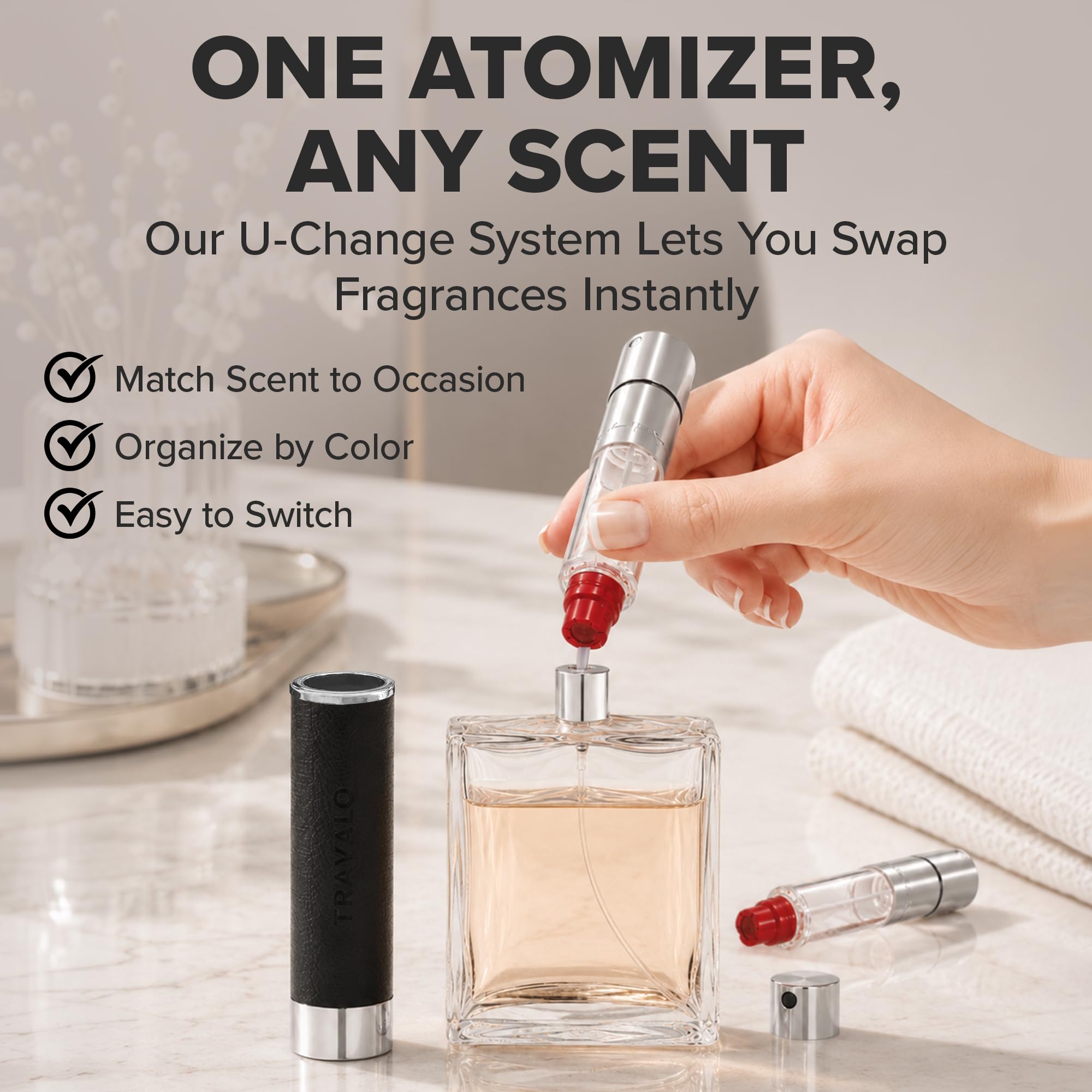 Travalo Atomizador de perfume recarregável Walzer – Tamanho de