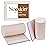 Premium Elastic Bandage Wrap (4 Wide, 2 Pack) - Nexskin Latex Free Athletic/Medical Compression Bandages Hook & Loop Fasteners at Both Ends - Lifetime Washable & Reusable Bandages