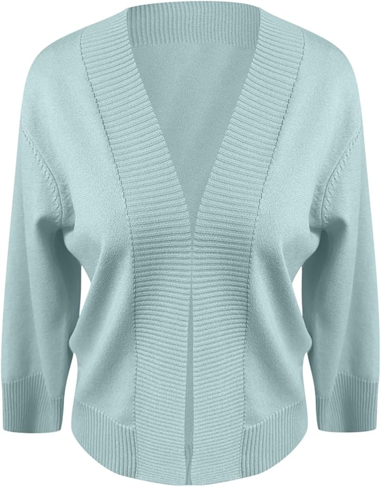 Generic Short Sleeve Cardigans for Women Cropped Cardigan Cardigan