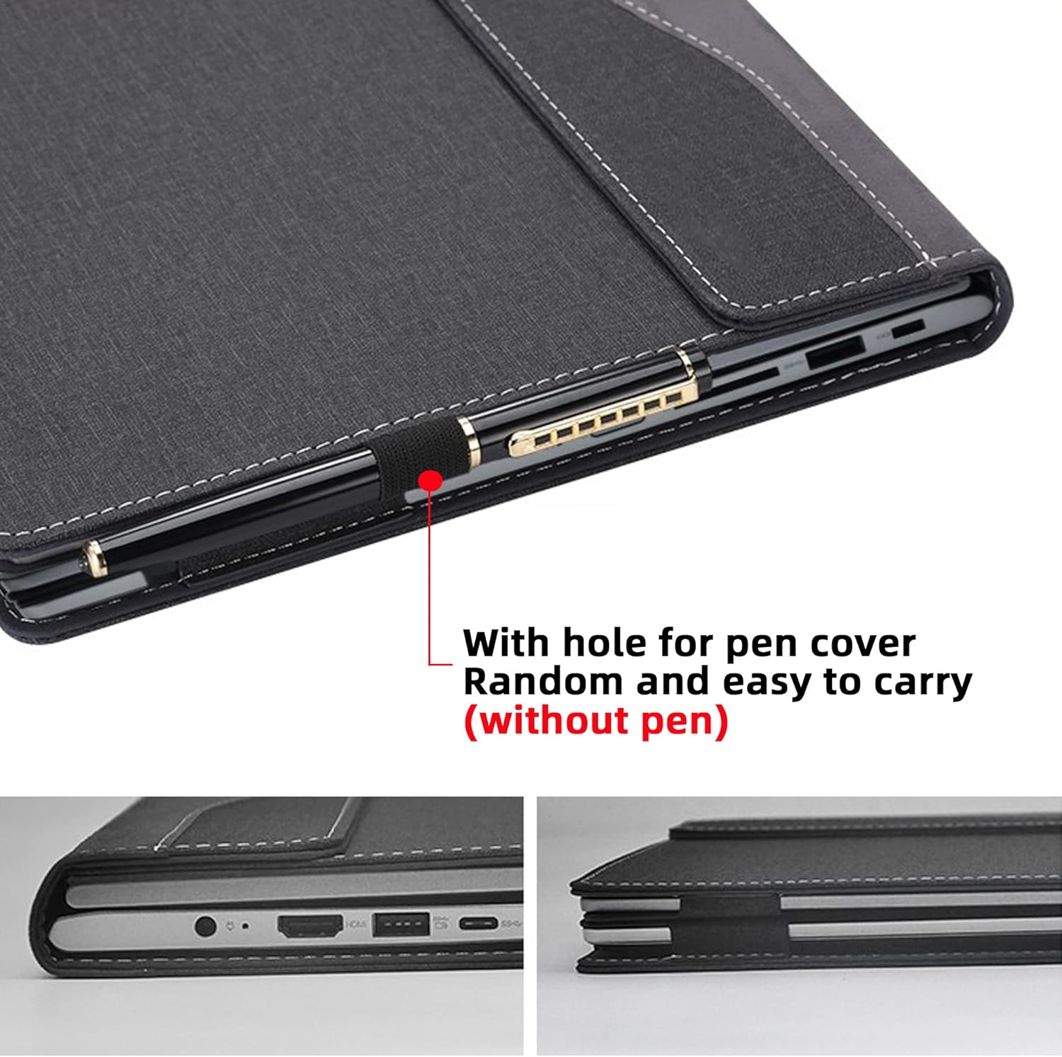 Laptop case for ThinkPad T14 T14s P14s T490 T495 T495s T490s T480s/14 PU Leather Inner Pouch Cover