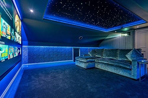 Miniatura 7 de Luces Azimom Bluetooth, con control, de 16 vatios, parpadean, luces de fibra óptica, iluminación de estrella para techo