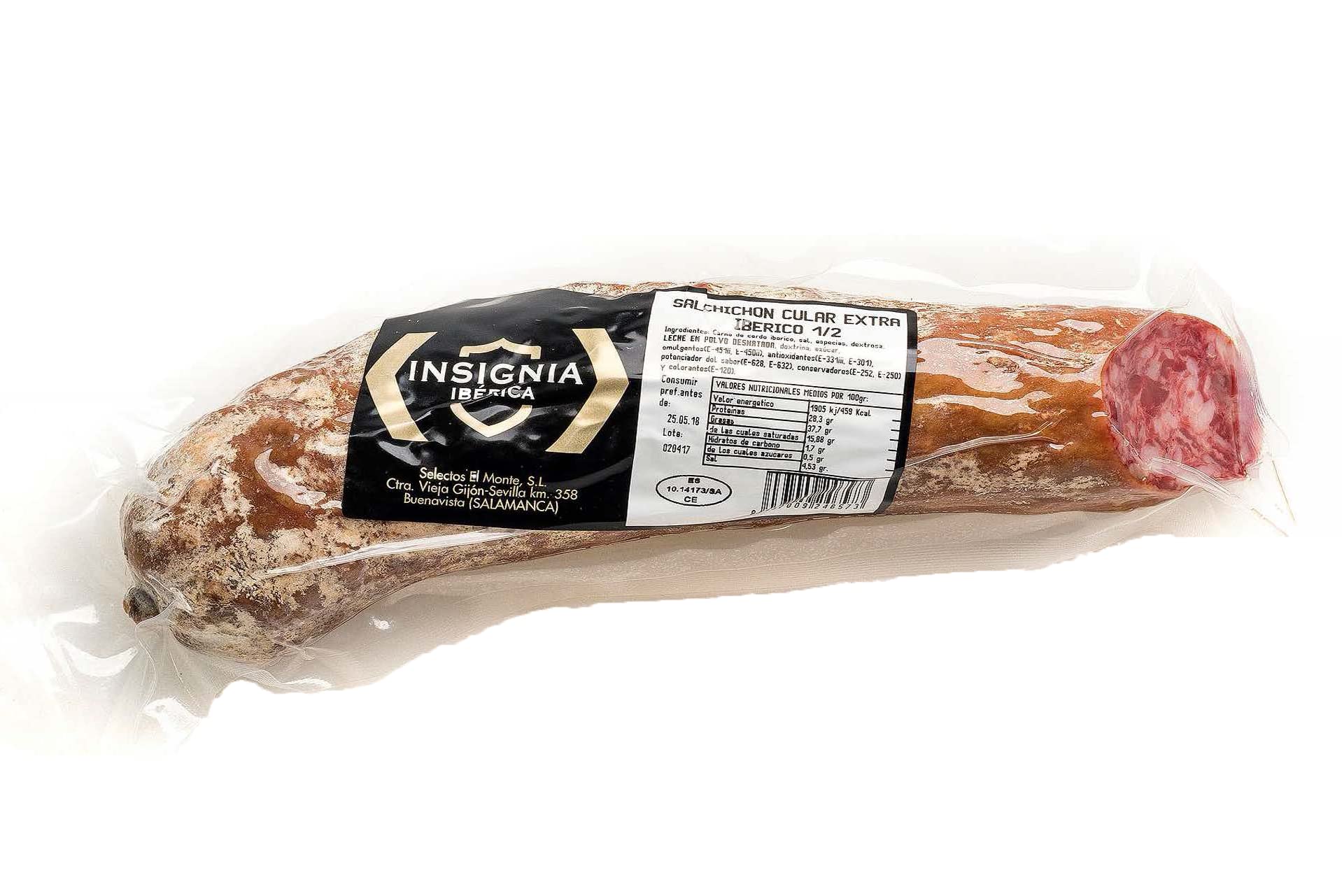 LOTE DE EMBUTIDOS IBÉRICOS/LOMO, CHORIZO Y SALCHICHÓN - (+ 3 kg.aprox.). Procedentes de Guijuelo, INSIGNIA IBÉRICA