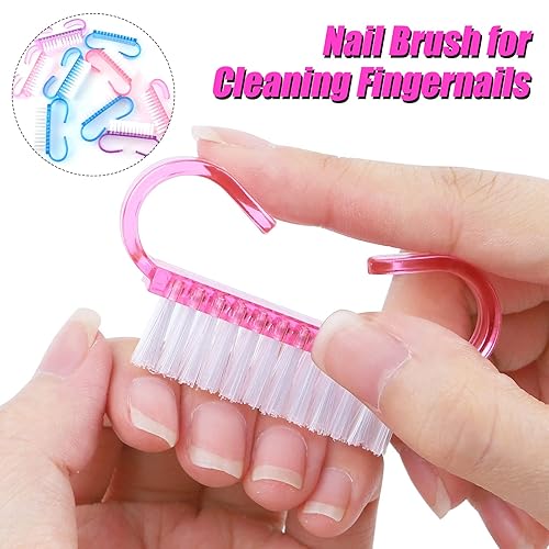 Miniatura 4 de RETON 24 cepillos de uñas con mango de agarre, cepillo de limpieza para dedos de los pies y las uñas, cepillo de pedicura para hombres y mujeres