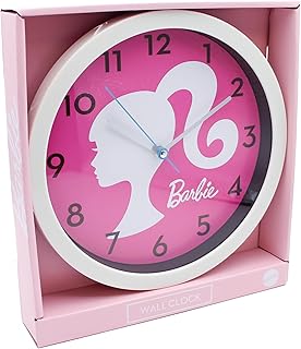 Accutime Barbie Silhouette Logo 10" Wall Clock