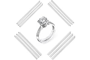 Silicone Ring Size Adjusters - Pack of 12 Ring Coils to Make Rings Smaller