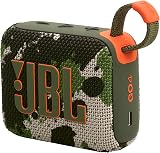 JBL GO 4, Enceinte Bluetooth ultra-portable, son JBL Pro, basses percutantes, 7 heures d'autonomie, fonction Playtime Boost, résistante à l'eau et à la poussière IP67, motif camouflage - 8