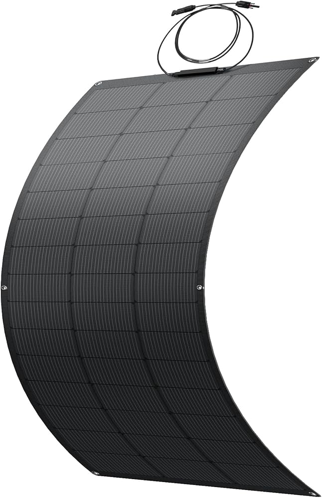 Amazon | LVYUAN 200W ソーラーパネル フレキシブル 単結晶 ETFE 20V