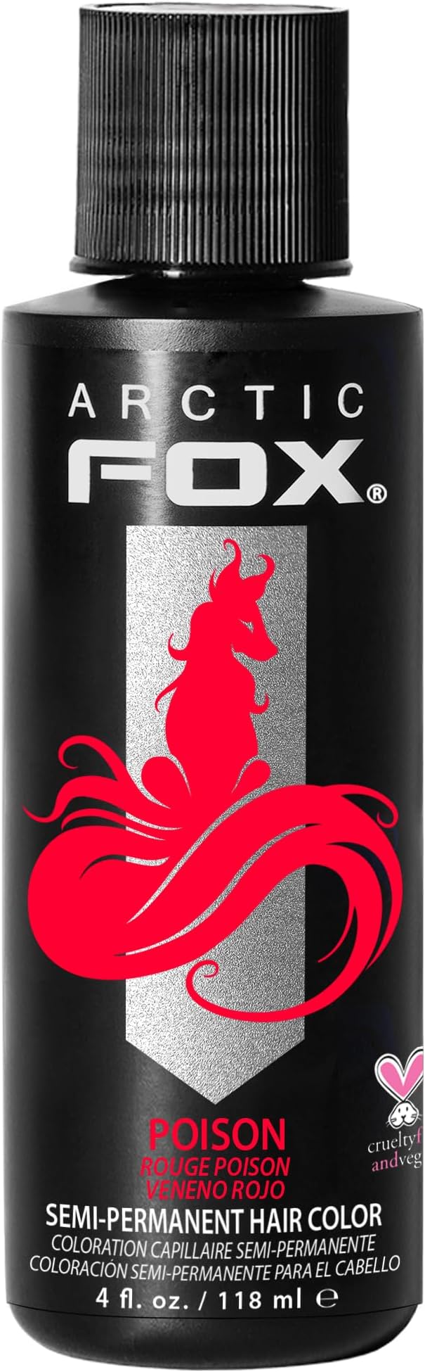 Arctic Fox 100%ヴィーガン Poison 118 ml セミパーマネント・ヘアカラー