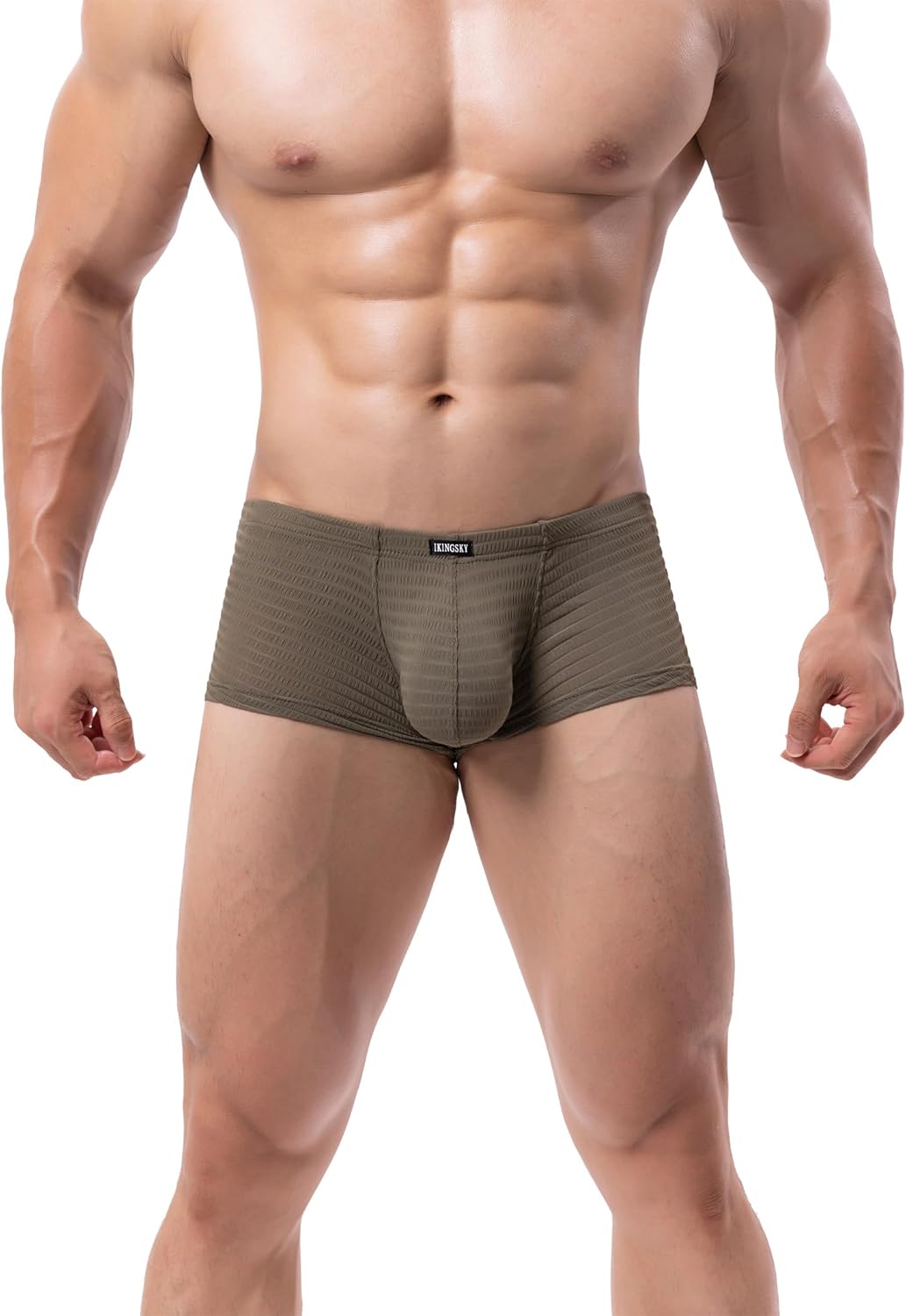 iKingsky Men's Sexy Boxer Briefs Breathable Pouch Shorts Stretch Bulge Trunks Under Panties for Men - Image 2