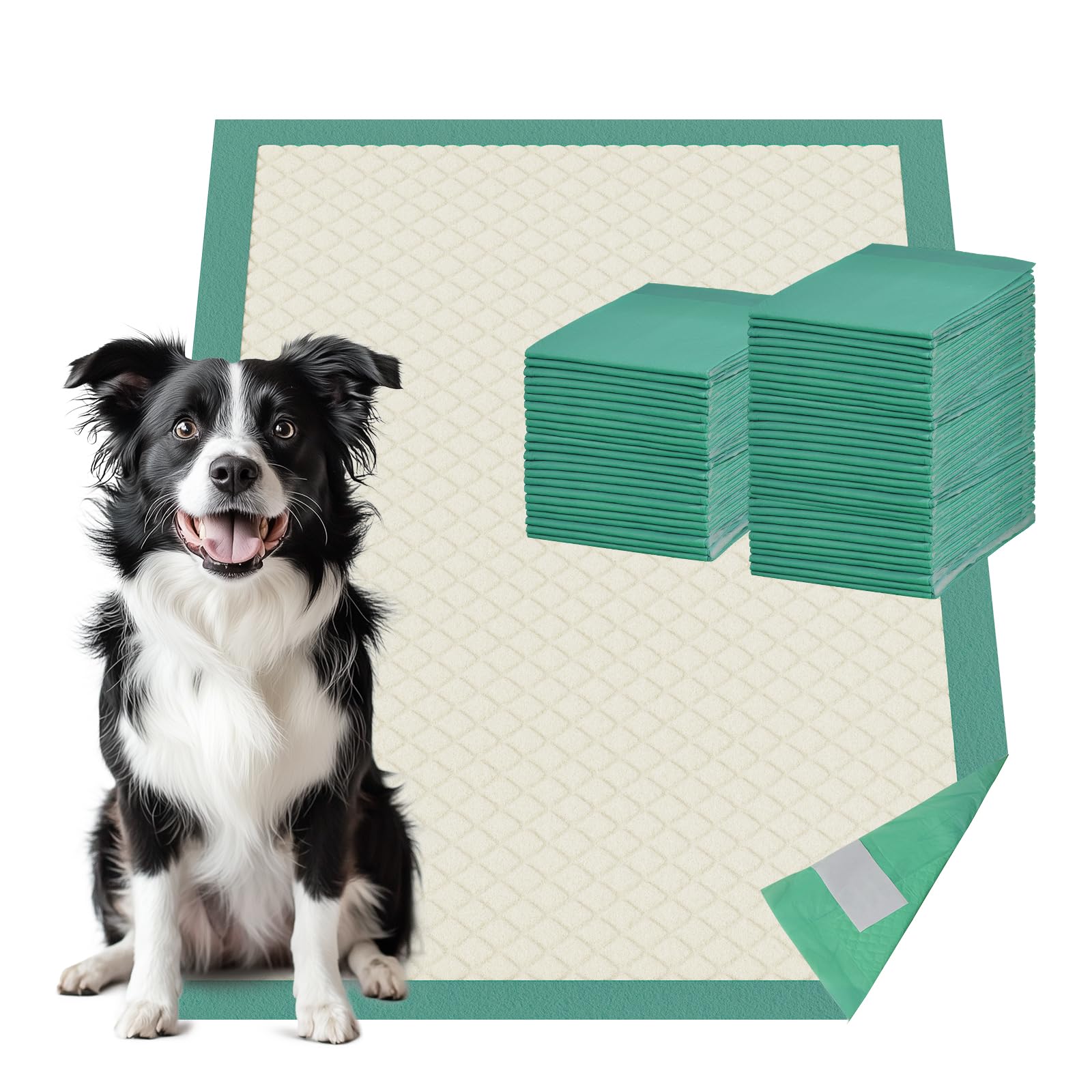 Gardner Pet Tappetini Igienici Assorbenti Monouso per Cani, 94x56cm – Super Assorbenti, Anti-Perdita e Adesivi Antiscivolo, Ideali per Addestramento Cuccioli (30 Pezzi)