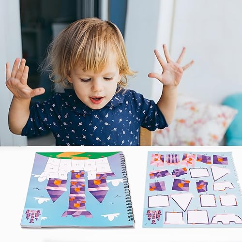 Miniatura 8 de 90shine 2 libros de calcomanías para niños de 4 a 8 años, diseños temáticos de zoológicos para mascotas, regalo de fiesta, crea 22 imágenes