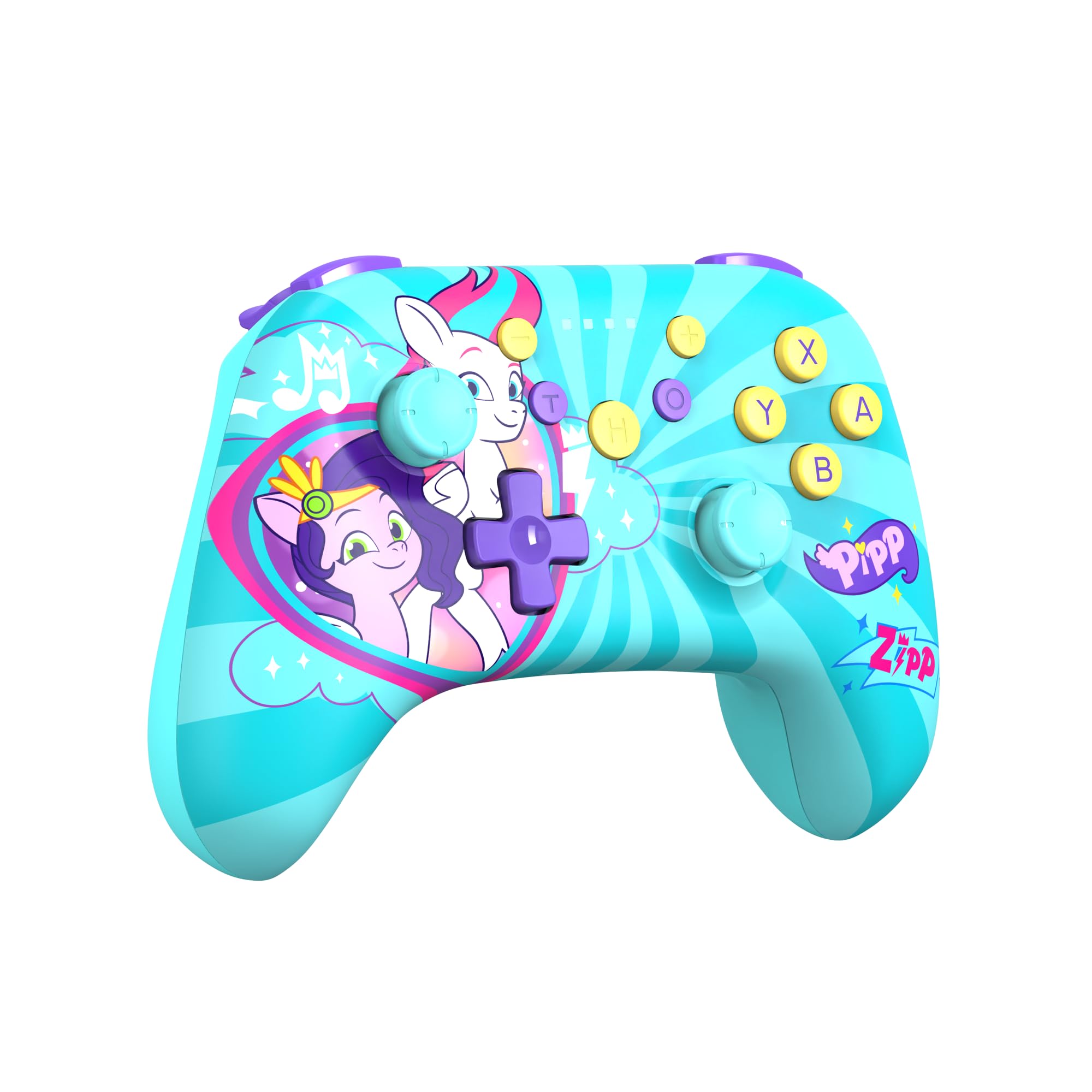 Freaks And Geeks My Little Pony - Manette Switch/PC Nano Sans-fil - My Little Pony Pipp & Zipp