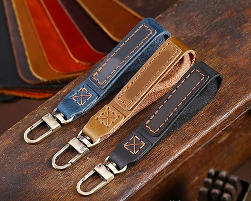 Miniatura 6 de ontto Funda para llave de automóvil de 3 botones para Nissan 2023 2022, funda de cuero para llave de automóvil Ariya Pathfinder Kicks X-Trail Rogue