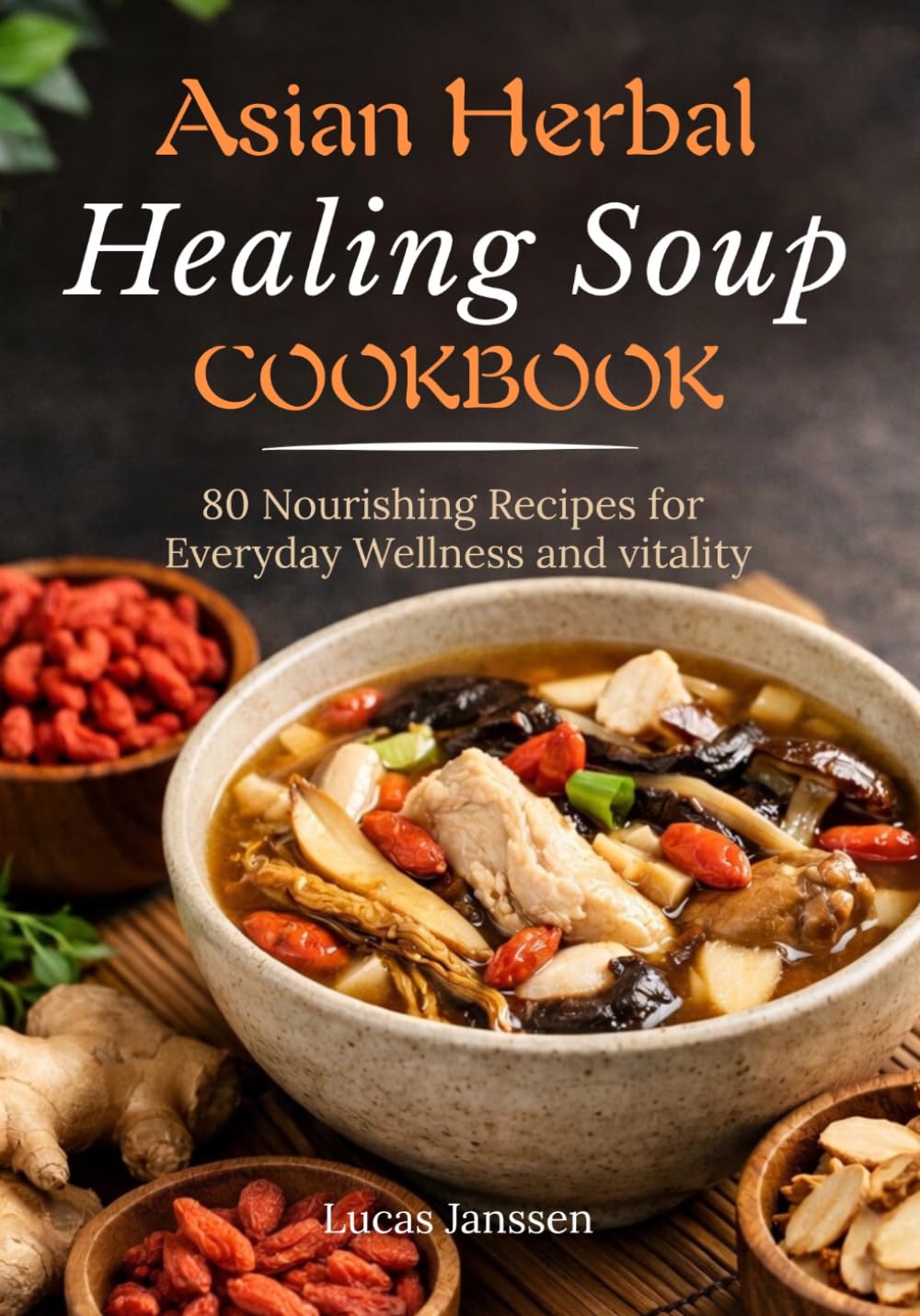 Asian Herbal Healing Soup Cookbook: 80 Nourishing Recipes for Everyday Wellness and vitality