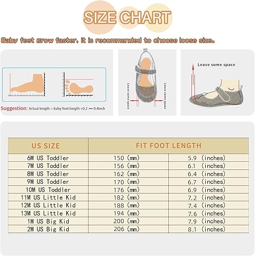 Miniatura 2 de ADAMUMU Zapatos de vestir para niñas, zapatos brillantes para niñas, zapatos de vestir para uniforme escolar de princesa Mary Jane, zapatos de