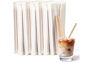 1000 Individually Wrapped Biodegradable Coffee Stirrers