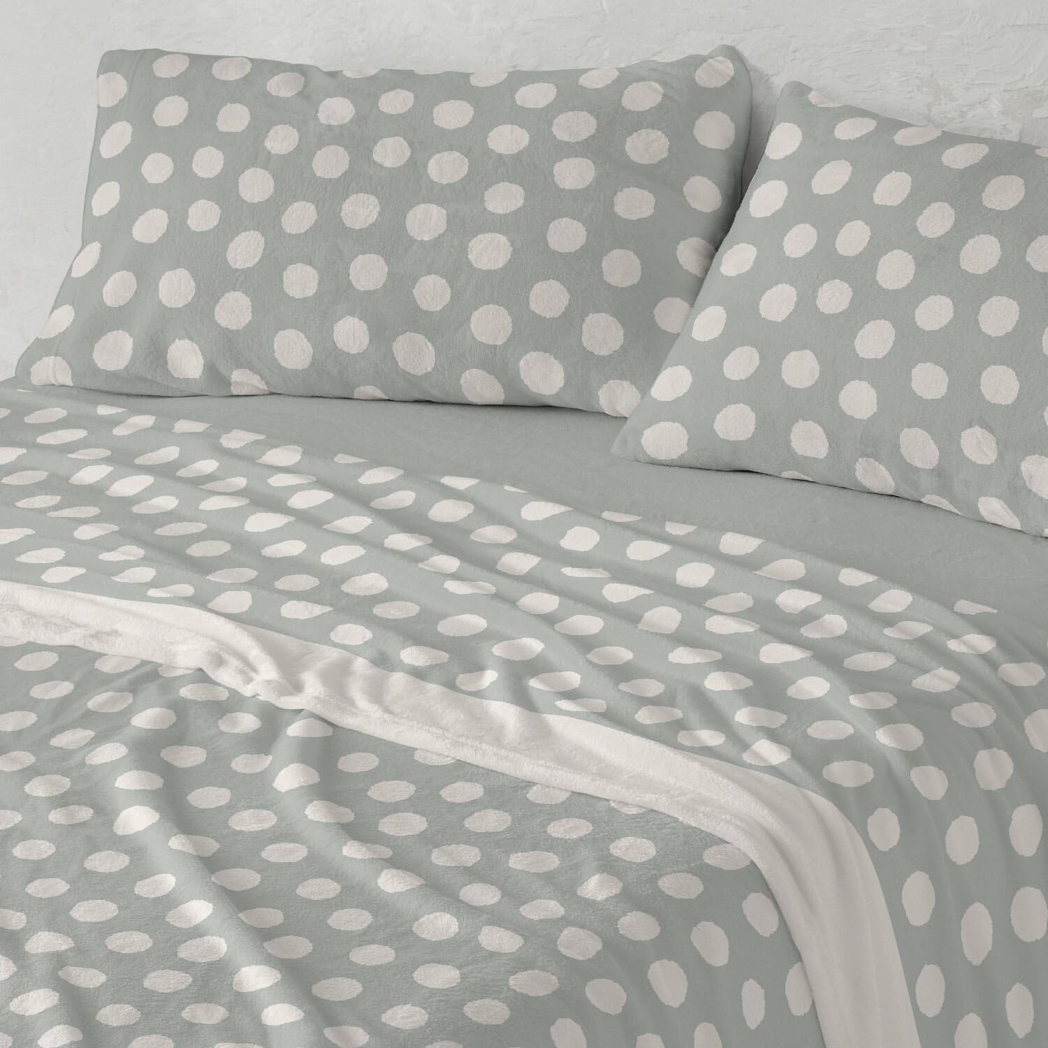 Burrito Blanco | Sábanas de Coralina | Cama de 90cm. (+Medidas Disponibles) | Diseño 993 | Color Laurel (90x190/200cm.)