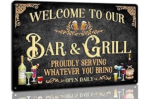 Retro Bar and Grill Metal Signs: Enhance Your Space with Nostalgic Decor