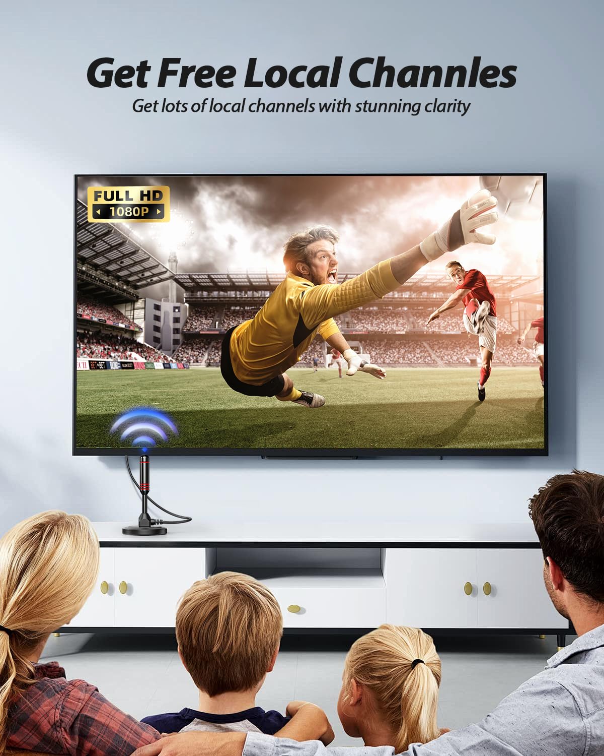 Amazon.co.jp: NORTHING ポータブルテレビ用テレビアンテナ フルHD