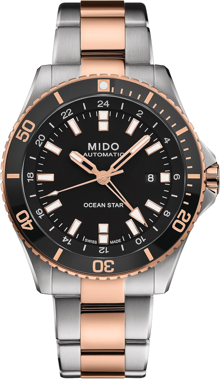 MIDO Ocean Star GMT – Swiss Automatic Watch for Men – 44mm