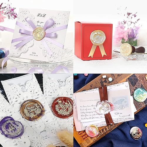 Miniatura 7 de Cuentas de sello de cera, verde hierba - Cuentas de cera para manualidades, regalo - octagonal, 0.31in8mm, 200+pcs por botella