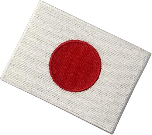 Miniatura 4 de Parche bordado con bandera de Japón con emblema nacional japonés para coser
