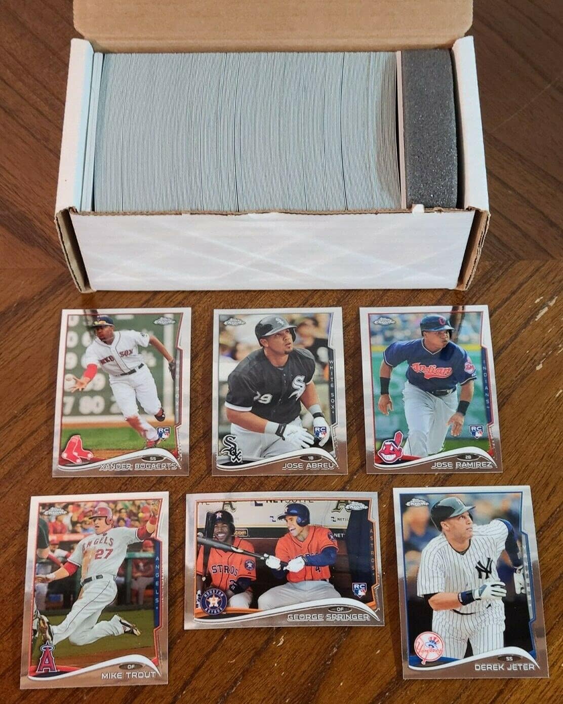 2014 Topps Chrome Baseball Complete Set 1-220 Abreu, Springer, Ramirez, Bogaerts