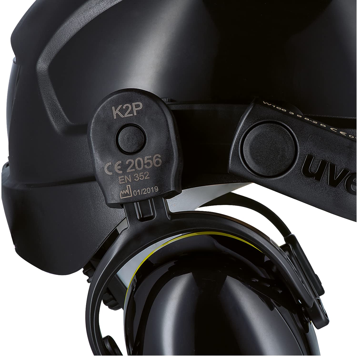 Uvex Protector auditivo Pheos, unisex, única, negro