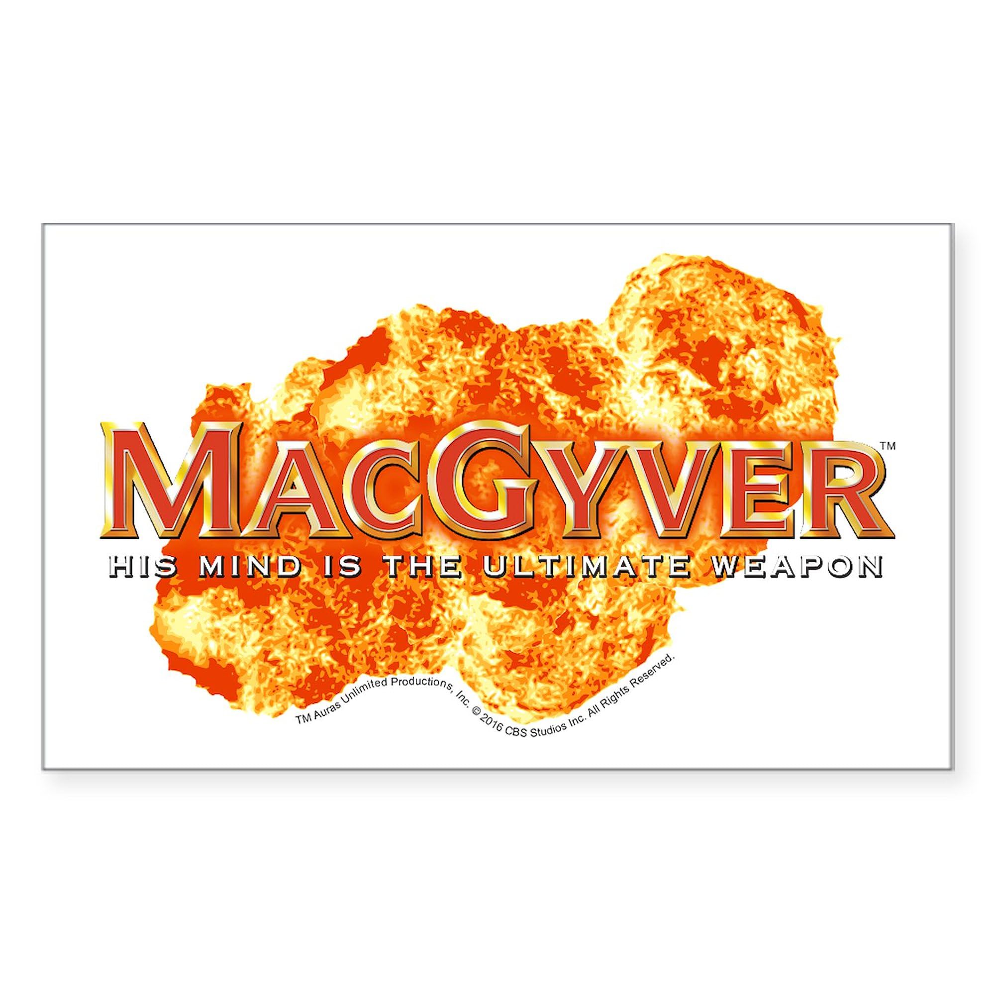 Sticker Macgyver Macgyver Logo Macgyver Posters For Sale Fine Art America