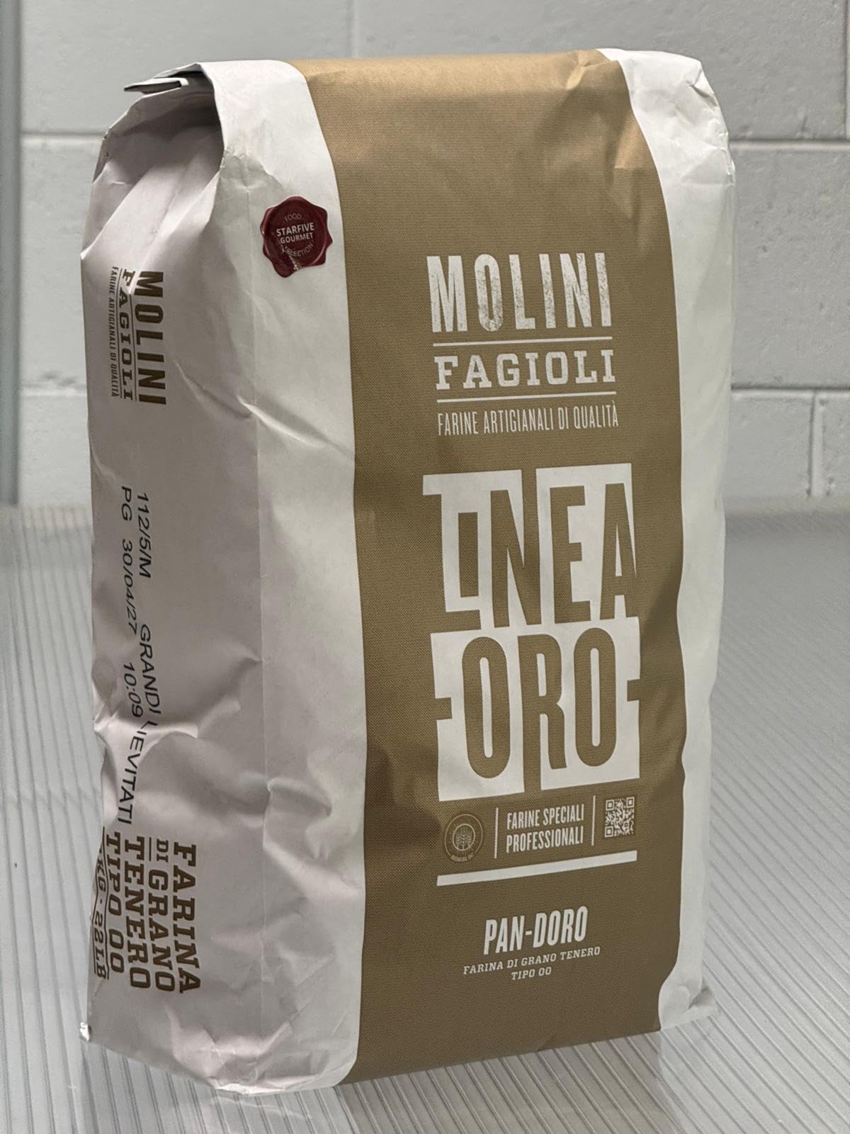 Farina 00 per grandi lievitati Molino Fagioli PAN-DORO 10 Kg