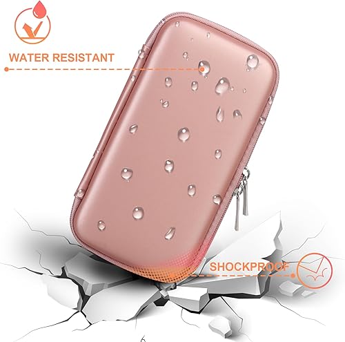 Miniatura 5 de BOVKE Estuche de suministros para diabéticos, bolsa de viaje para diabetes para kit de prueba, medidores de monitor de glucosa en sangre, tiras