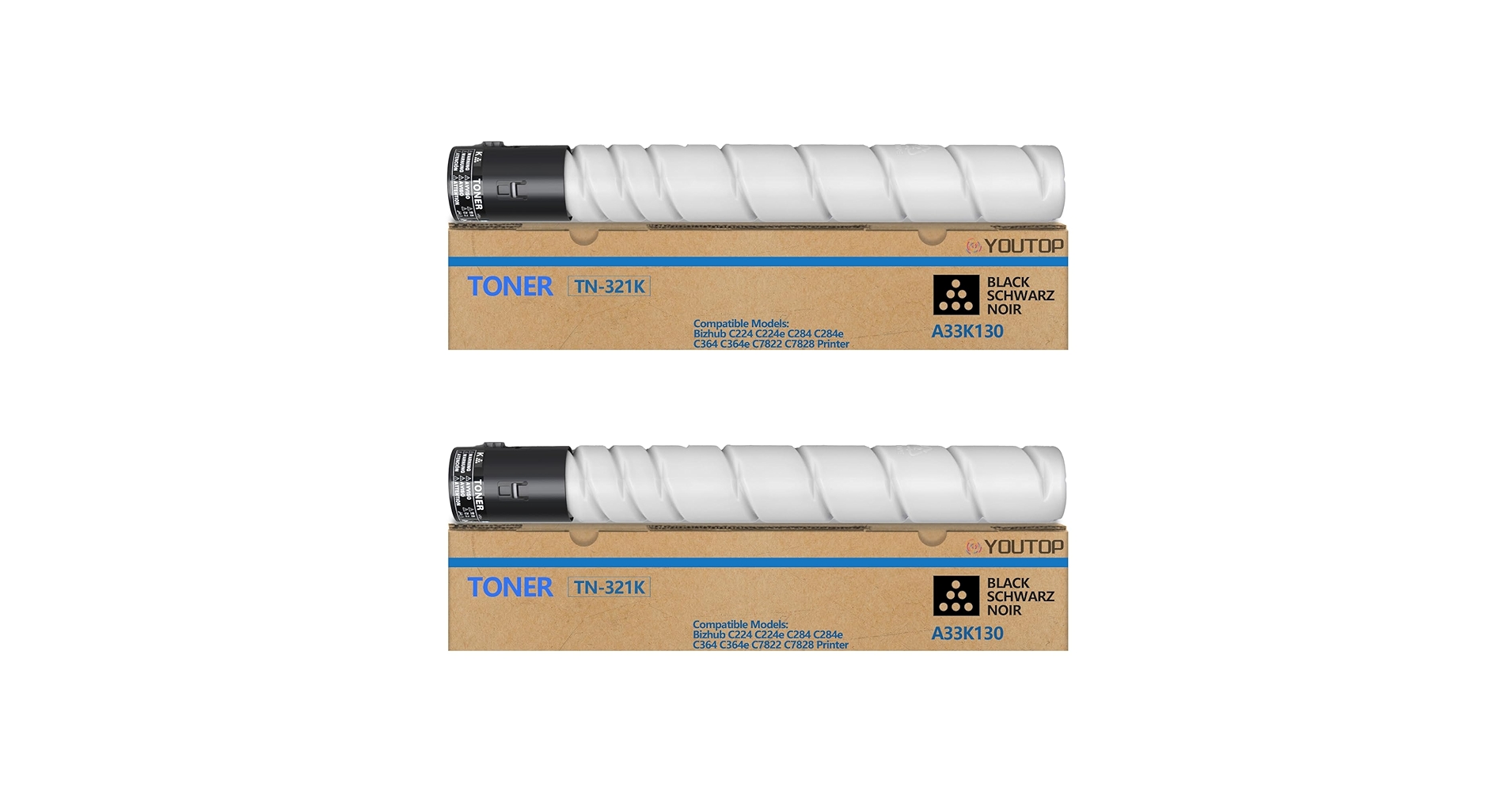 Amazon.com: YOUTOP 2PK TN321 TN322 TN220 TN221 TN323 Black