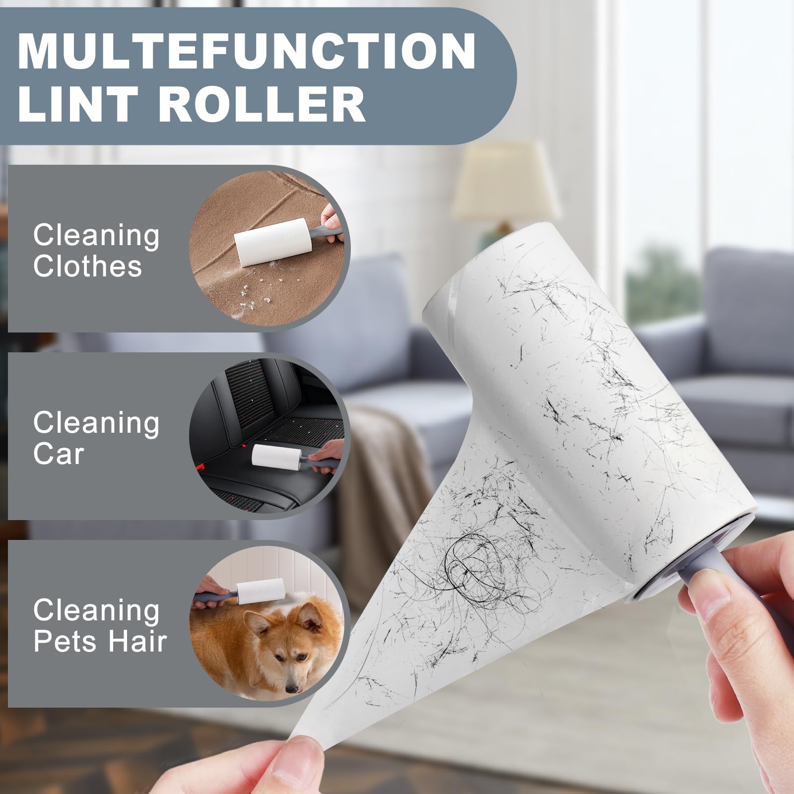 Hondentrap met 4 treden, antislip helling met afneembare overtrek voor