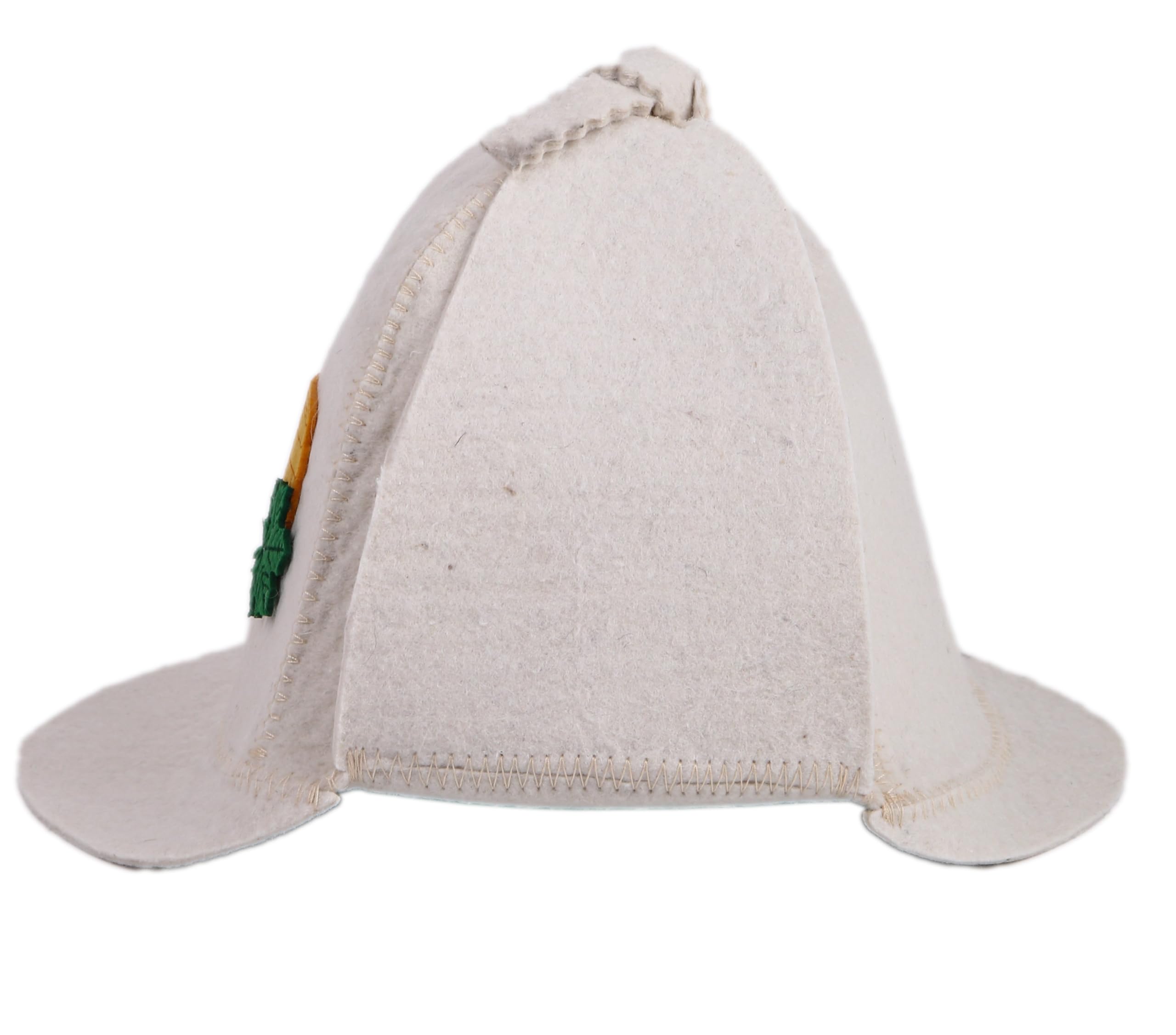 Sauna Hat Sherlock Holmes - Sauna Hat for Men - Wool Sauna Hat - Sauna Hat for Women - Bathhouse hat - Natural Felt Sauna Cap