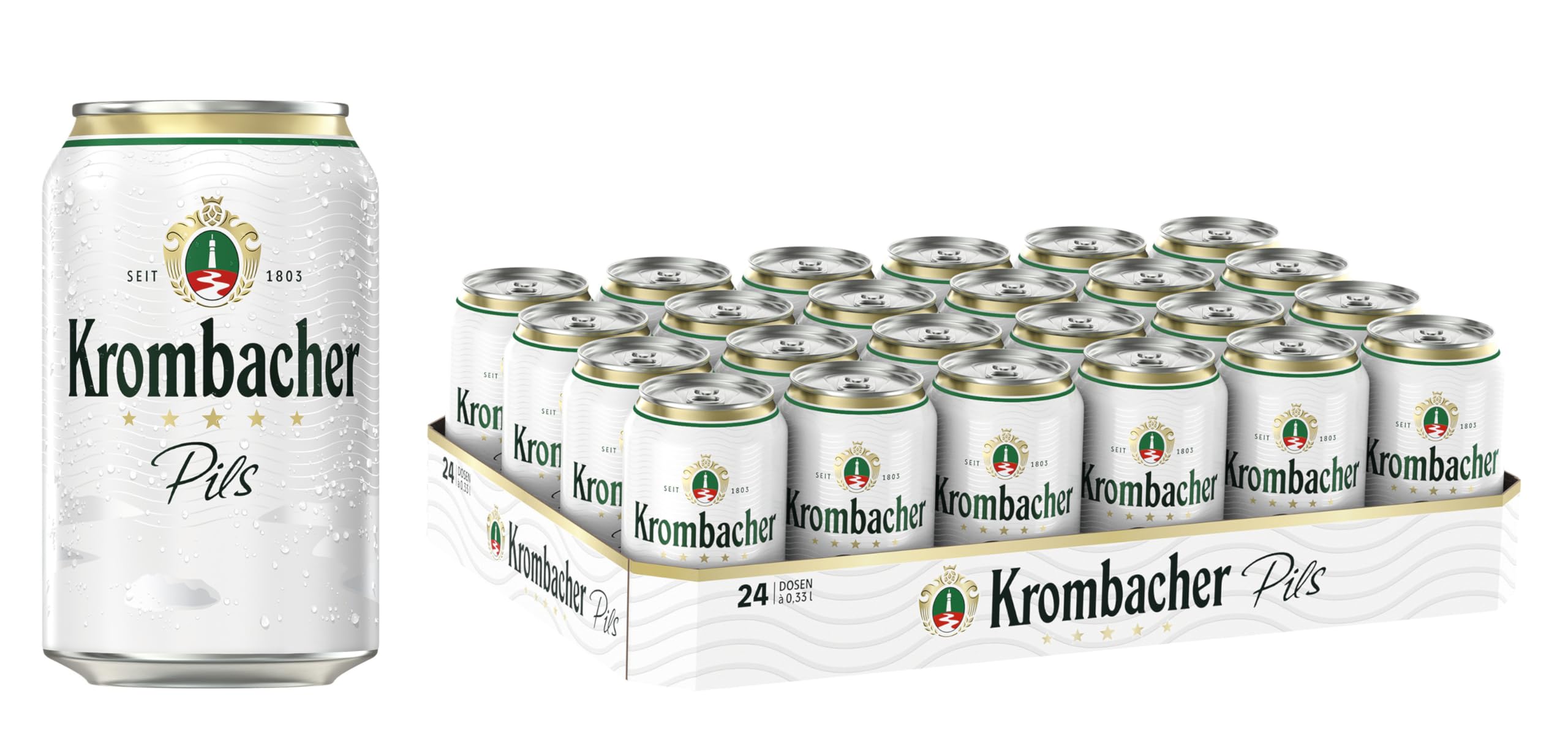 Krombacher Pils 0,33L Dose 24er Dosentray