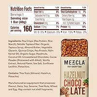 Vista 2 de Mezcla Puff-Crispy Plant Based Protein Bars - Hazelnut Chocolate - Healthy Snacks for Adults & Hazelnut Spread Fans - School & Office Snacks