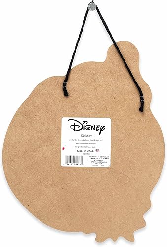 Vista 15 de Open Road Brands Disney Mickey Mouse y Minnie Mouse - Letrero de pared en forma de corazón Negro/blanco