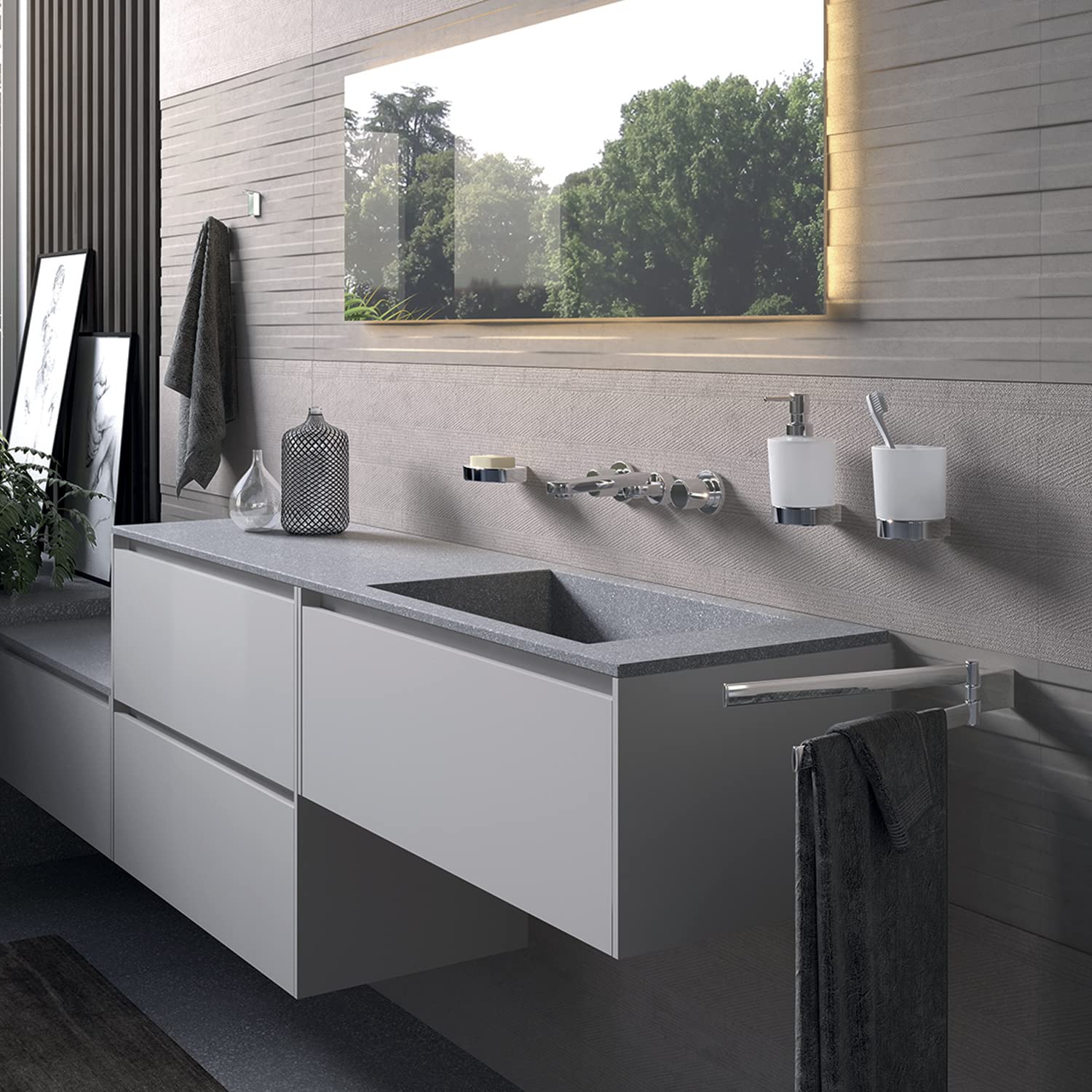 Gedy Portasalvietta a snodo Cromato Kent 5523