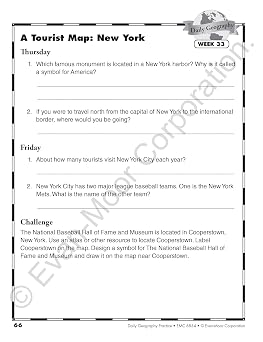 Evan-Moor Daily Geography Practice, Grade 4 Student Book