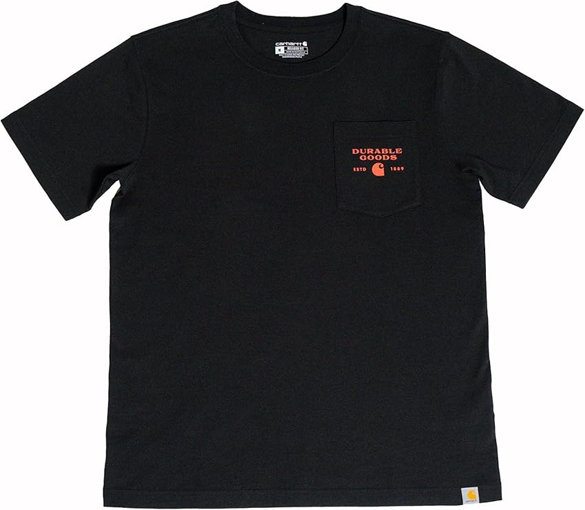 Carhartt Men's Relaxed Fit Heavyweight Short-Sleeve Pocket Stripe T-Shirt T-Shirt