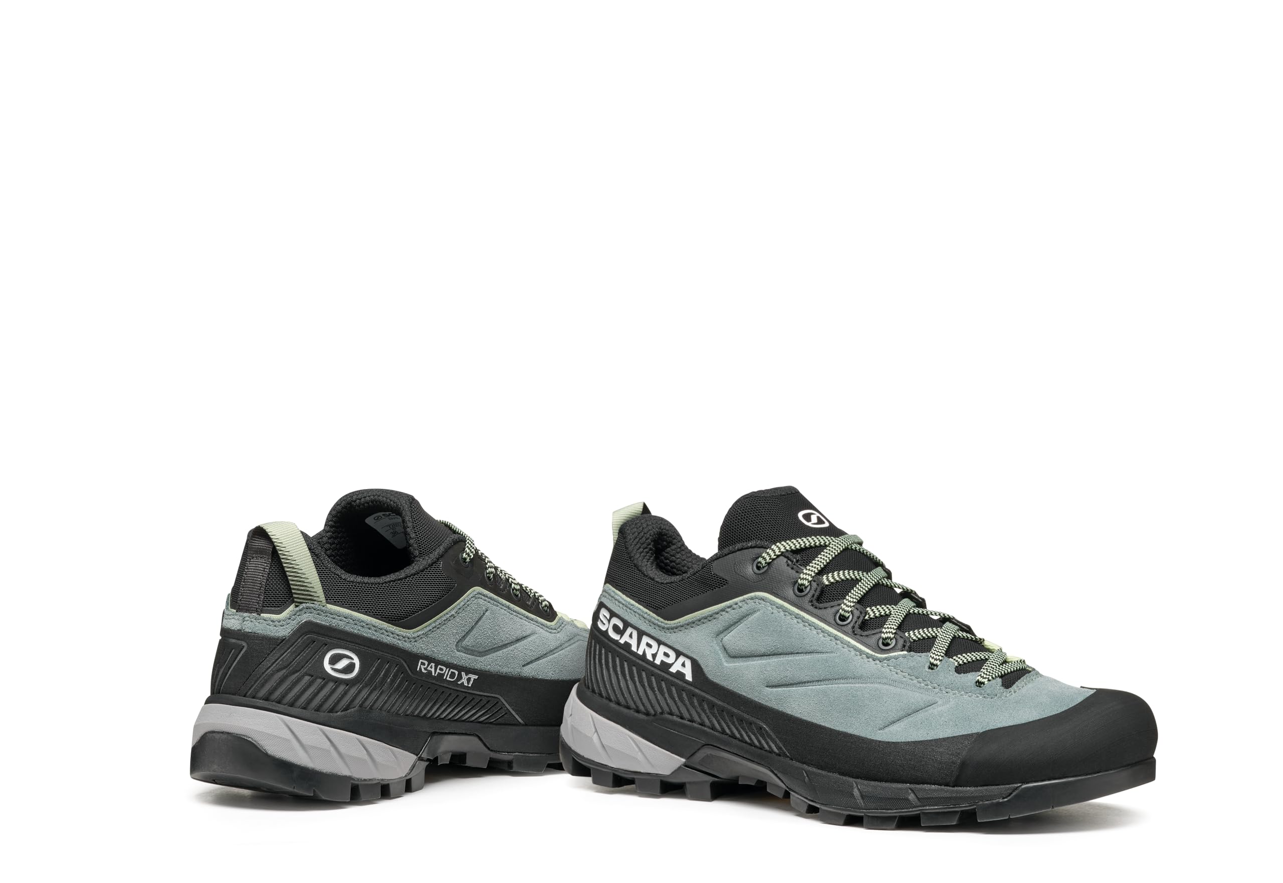 Scarpa Rapid XT WMN Zustiegsschuhe Damen mit atmungsaktiven Mesh Innenfutter und griffiger Vibramsohle | Wanderschuhe | Klettersteigschuhe | Trekkingschuhe