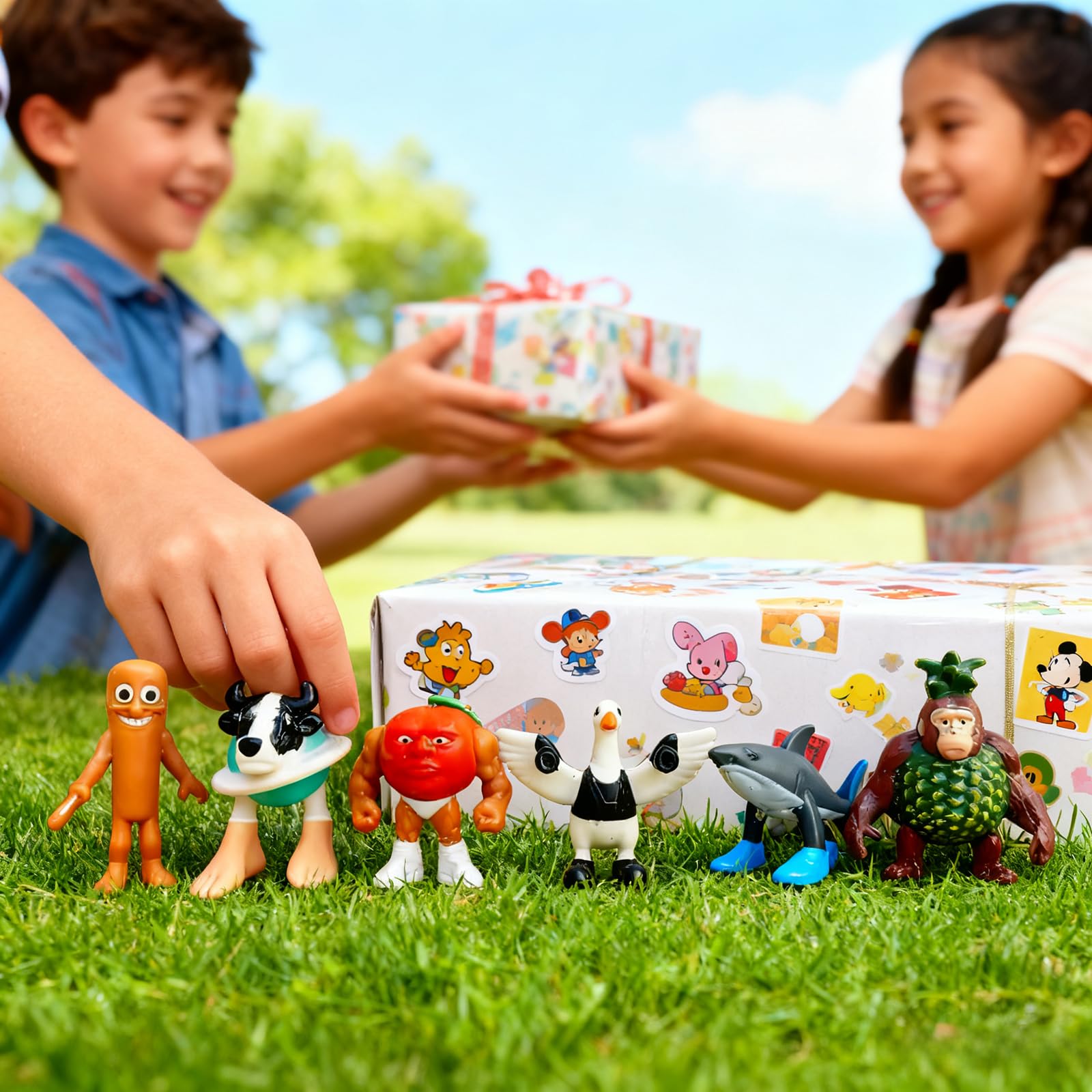 ZVLINMVAM Italian Brainrot Figurines 72-Piece Silicone Collectible