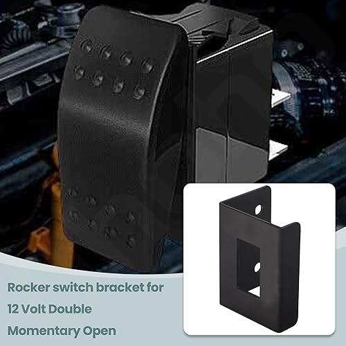 Miniatura 5 de 3014188 Soporte de montaje para interruptor basculante, el orificio es de 1-7/16 x 13/16 pulgadas (con interruptor basculante 3014187 uso juntos no