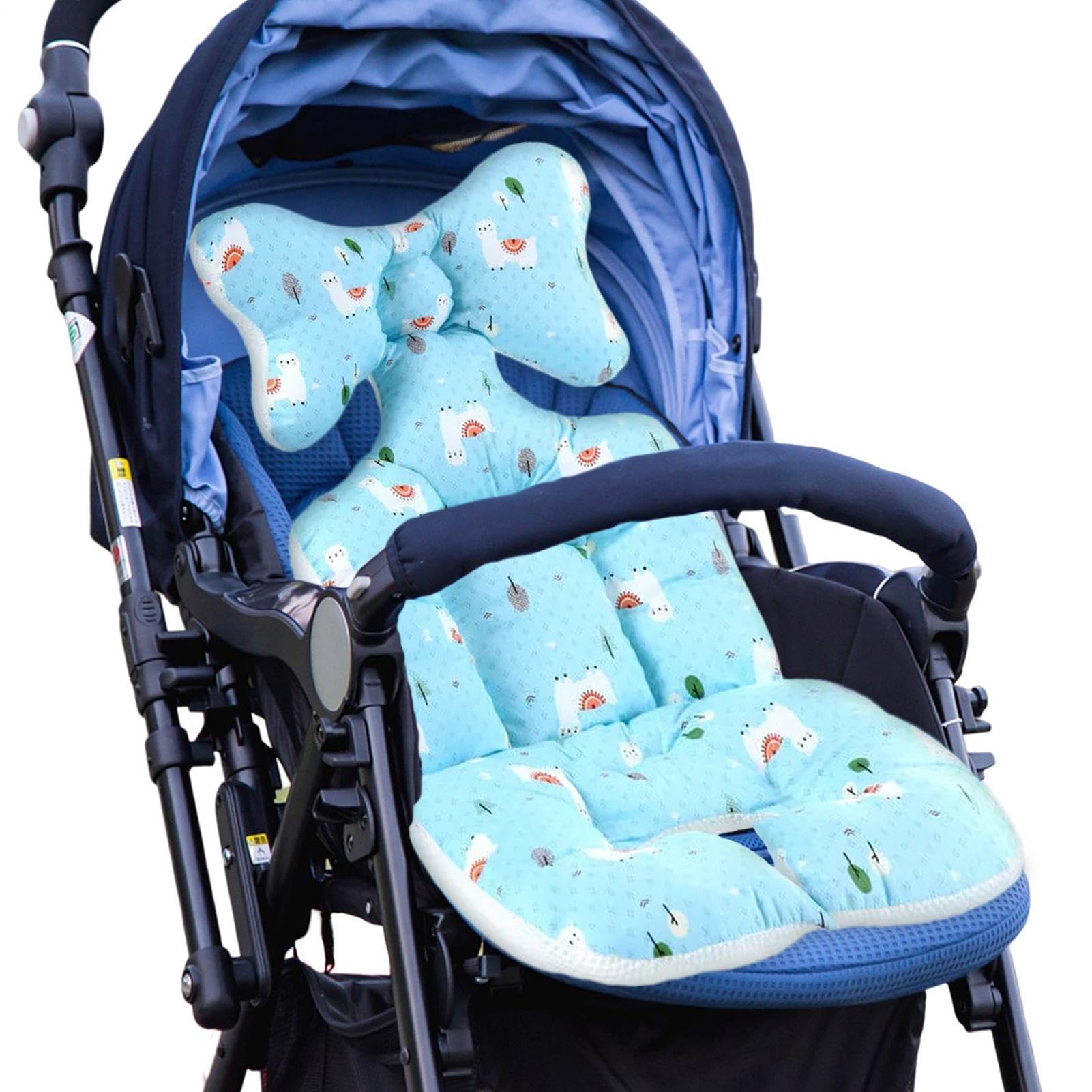 per seggiolino per passeggino | Cuscino di supporto per il corpo del bambino con spugna spessa, materasso per seggiolino auto