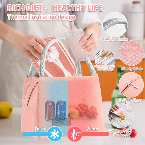 Miniatura 4 de Lonchera Bento para niños, lonchera Bento para adultos, a prueba de fugas, para niños, adolescentes, escuela, contenedores duraderos con bolsa de