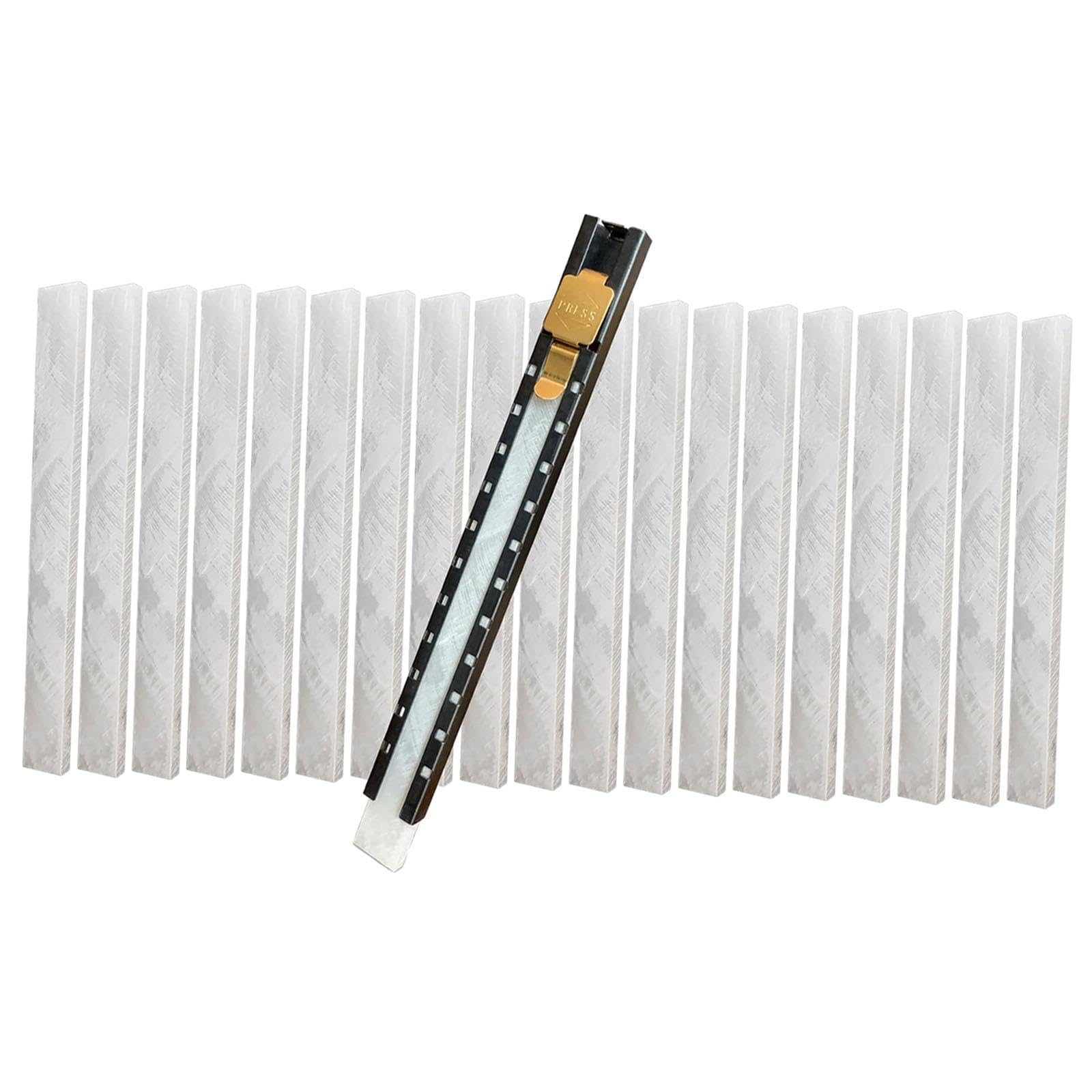 40 Teiliges Set Speckstein Minen für Markierstifte, Flachstifte, Hitzebeständig, für Schweißzubehör, Geeignet für Professionelle Metallbearbeitung in, 1 Halter, 20 Nachfüllpackungen