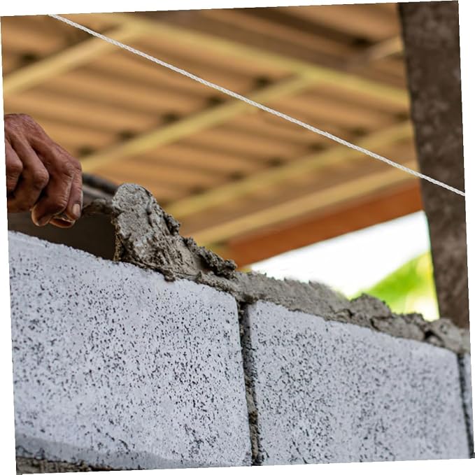 KICHOUSE cuerda de nylon para albañilería, cuerda torcida de alta resistencia para construcción y trabajos exteriores, 3 rollos (0.195kg) miniatura 5